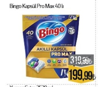 Bingo Kapsül Pro Max 40 Lı