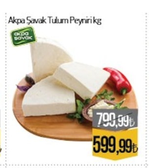 Akpa Şavak Tulum Peyniri 1Kg