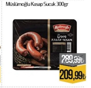 Müslümoğlu Kasap Sucuk 300Gr