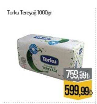 Torku Tereyağı 1000 Gr