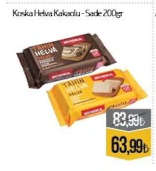 Koska Helva Kakaolu Sade 200 Gr