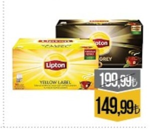 Lipton Yellow Label Earl Grey Bardak Poşet Çay 50 Li