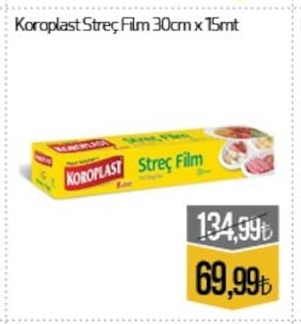 Koroplast Streç Film 30Cm X 15Mt