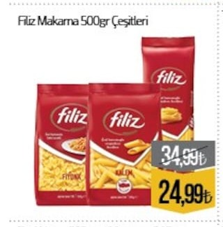 Filiz Makarna 500Gr Çeşitleri