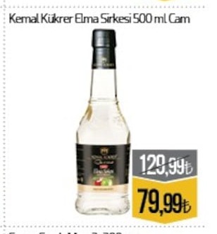 Kemal Kükrer Elma Sirkesi 500 Ml Cam
