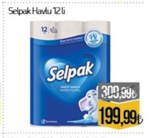 Selpak Havlu 12'Li