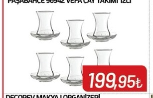 Paşabahçe 96942 Vefa Çay Takımı 6'Lı