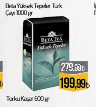 Beta Yüksek Tepeler Türk Çayı 1000 Gr