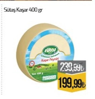 Sütaş Kaşar 400 G