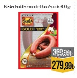 Besler Gold Fermente Dana Sucuk 300Gr