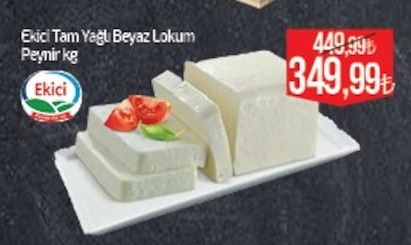 Ekici Tam Yağlı Beyaz Lokum Peynir Kg