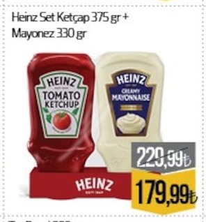 Heinz Ketçap 375 Gr + Mayonez 330 Gr