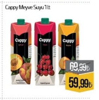 Cappy Meyve Suyu 1Lt