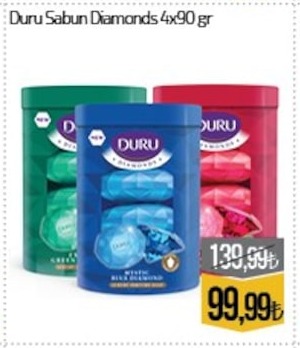 Duru Sabun Diamonds 4X90 Gr