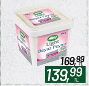 Rütor Light Beyaz Peynir 500G
