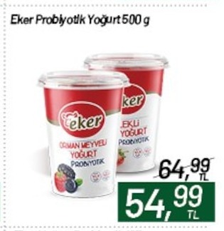 Eker Probiyotik Yoğurt 500G