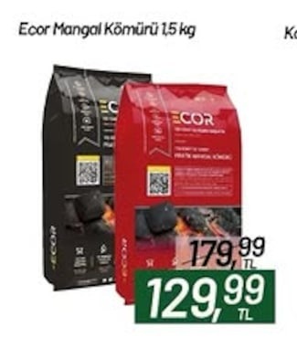 Ecor Mangal Kömürü 1,5Kg