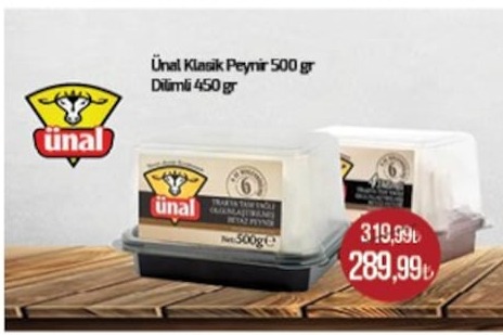 Ünal Klasik Peynir 500Gr Dilimli 450Gr
