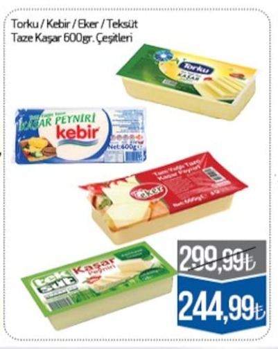 Torku Taze Kaşar 600G
