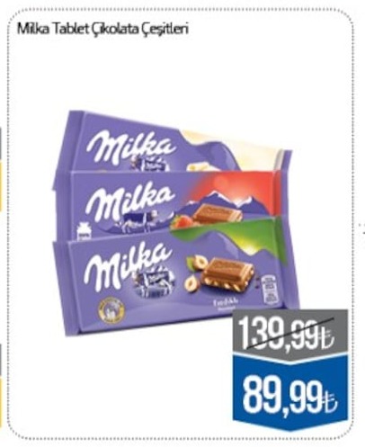 Milka Tablet Çikolata Çeşitleri