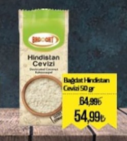 Bagdat Hindistan Cevizi 50G