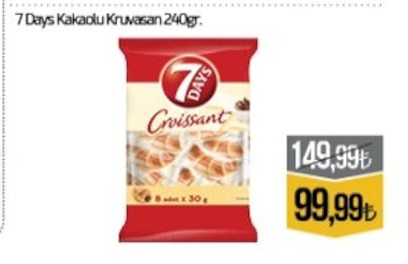 7 Days Kakaolu Kruvasan 240Gr