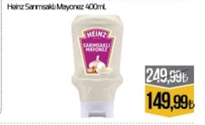 Heinz Sarımsaklı Mayonez 400Ml