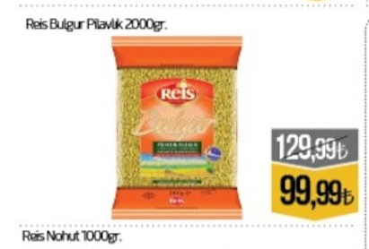 Reis Bulgur Pilavlık 2000Gr