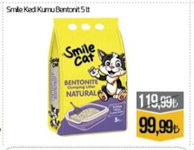 Smile Kedi Kumu Bentonit 5 Lt