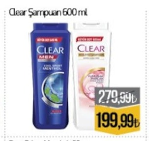 Clear Şampuan 600 Ml