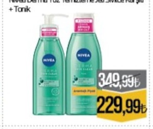 Nivea Derma Yüz Temizleme Jeli Sivilce Karşıtı + Tonik