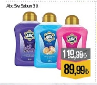 Abc Sıvı Sabun 3Lt