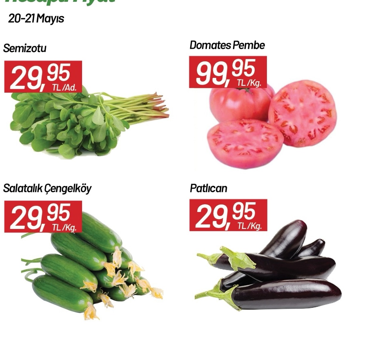 Domates Pembe 99,95 Tl/Kg.