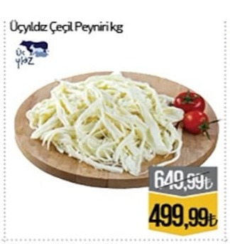 Üçyıldız Çeçil Peyniri Kg