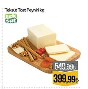 Teksüt Tost Peyniri Kg