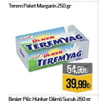 Ülker Teremyağ Margarin 250G