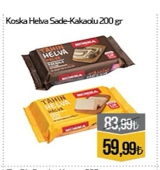 Koska Helva Sade-Kakaolu 200Gr