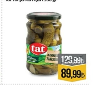 Tat Kornişon Turşusu 350 G