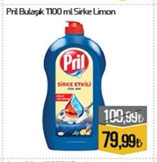 Pril Bulaşık 1100 Ml Sirke Limon