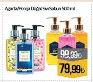 Agarta/Pereja Doğal Sıvı Sabun 500 Ml