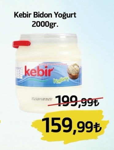 Kebir Bidon Yoğurt 2000Gr.