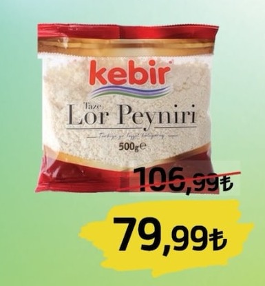Kebir Taze Lor Peyniri 500G