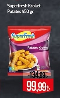 Superfresh Patates Kroket 450 Gr