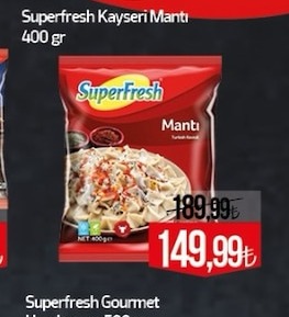 Superfresh Kayseri Mantı 400 Gr
