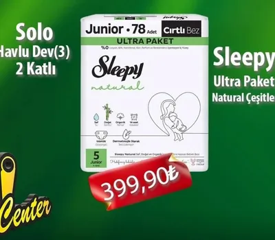 Sleepy Junior Ultra Paket Natural Çeşitler