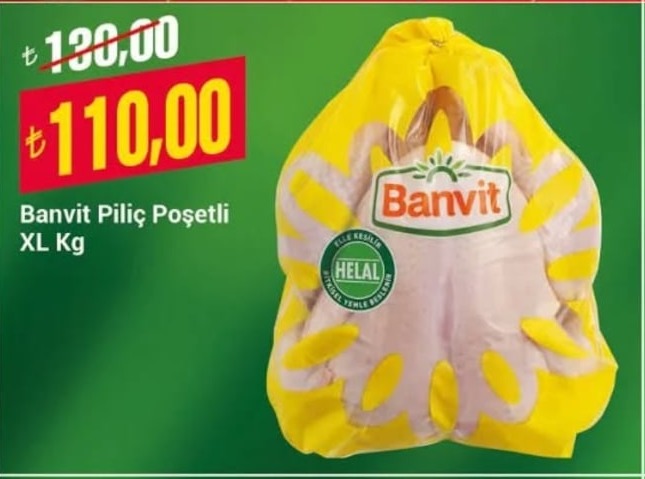 Banvit Piliç Poşetli Xl Kg
