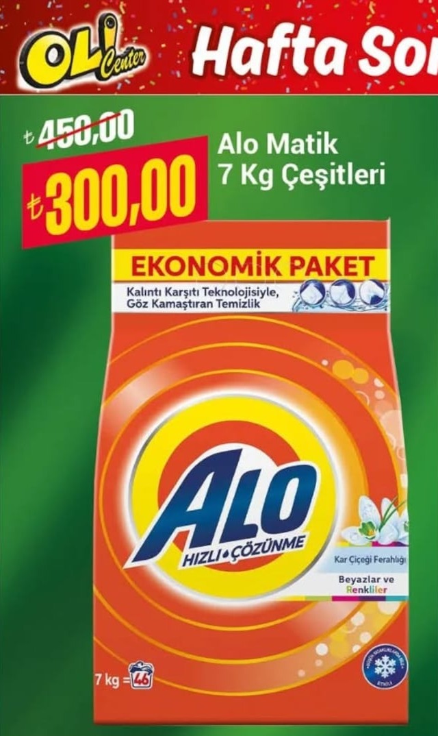 Alo Matik 7 Kg Çeşitleri