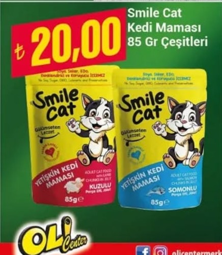 Smile Cat Kedi Maması 85 Gr Çeşitleri