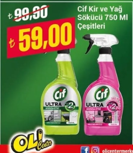 Cif Kir Ve Yağ Sökücü 750 Ml Çeşitleri