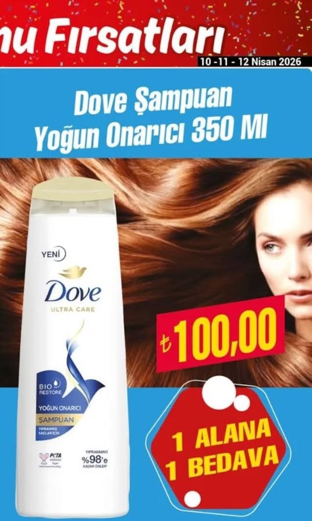 Dove Şampuan Yoğun Onarıcı 350 Ml